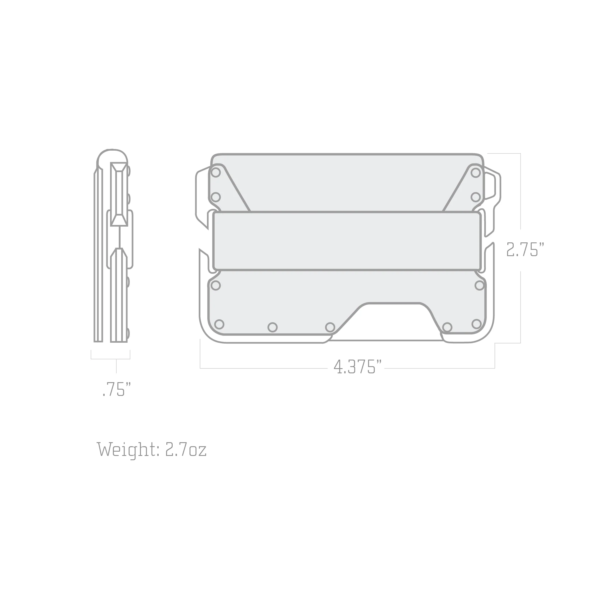 D01 Dapper™ Bifold Wallet - Special Edition - Slate Grey - Image 17