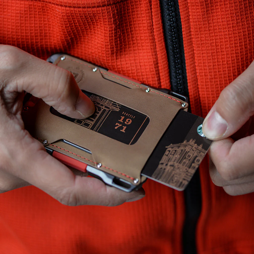 M1 Maverick™ Wallet - Special Edition - Slate Grey - Single Pocket Leather - Image 9