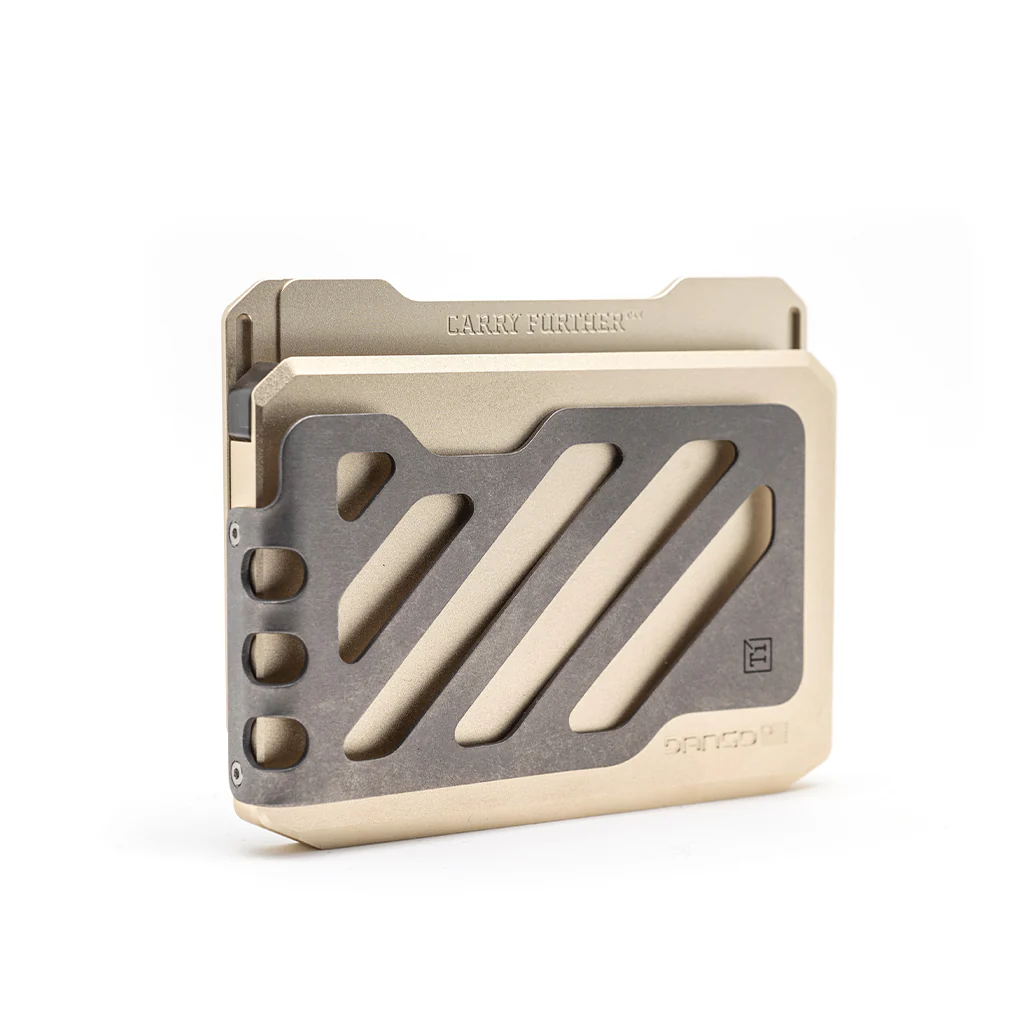 SK1 Special Edition Champagne Gold Slide Kick Wallet - Image 3