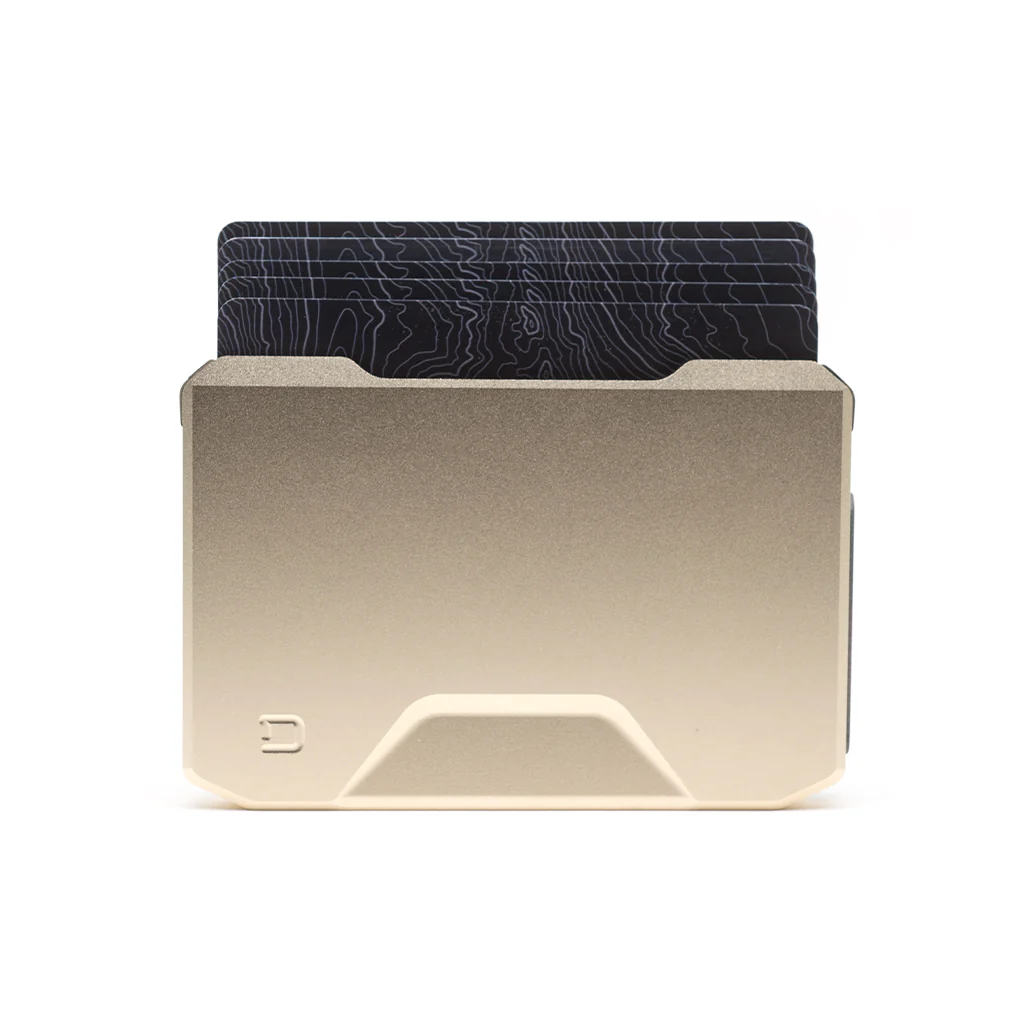 SK1 Special Edition Champagne Gold Slide Kick Wallet - Image 4